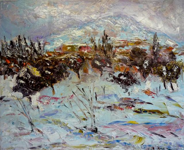 Ribot Raoul-388 (Small).JPG - n°388 : Neige  (46x38)
